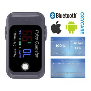 Fingertip saturation meter – pulse oximeter – oxygen meter with Bluetooth